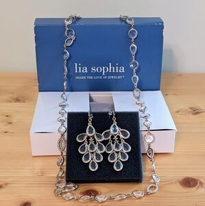Lia Sophia Jewelry 2-Piece Set Necklace and Earrings